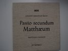 Bach, Matthäus Passion, Karl Richter, Archiv 4 LP Box
