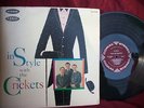 CRICKETS/buddy holly Rockabilly/Rock LP   IN STYLE WITH THE CRICKETS Stereo 1960