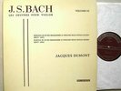 Jacques DUMONT / Bach : Les oeuvres pour violon Vol. 3 - LP Belvedere