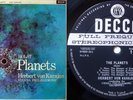 HERBERT VON KARAJAN / Holst The Planets / UK DECCA FFSS WB-ED1 SXL 2305