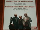 JANOS STARKER JOSEF GINGOLD KODALY DUO FOR VIOLIN & CELLO
