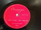 RARE RARE DOO-WOP 78/ THE MOONGLOWS ON CHAMPAGNE 