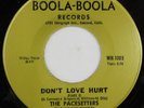 rare Soul 45 PACESETTERS don't love hurt BOOLA-BOOLA