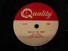 JERRY LEE LEWIS (EARLY ROCK 'N ROLL) 78RPM - END OF THE ROAD//CRAZY ARMS