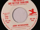 rare New BReed R&B 45 JIMMY WITHERSPOON two hearts are better than one PRESTIGE