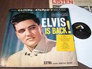 ELVIS PRESLEY  Elvis Is Back  RARE G/F COVER  Error, Sticker,  LIVING STEREO LP