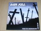 OVERKILL  FROM THE UNDERGRAOUND AND BELOW  LP  NOTVD