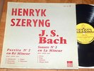 Henryk Szeryng - J.S.Bach Partita no.2 Sonate no.2 - ODEON lp