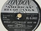 JERRY LEE LEWIS WHOLE LOTTA SHAKIN' UK 78 RPM RECORD   ROCK 'N' ROLL ROCKABILLY