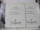 33CX 1222/3 SCHUBERT Winterreise HOTTER Baritone MOORE Piano COLUMBIA MONO 2LP