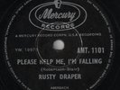 Rusty Draper - Please Help Me,/Mule Skinner Blues (Indian Pressing) 78Rpm Record
