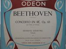  SZERYNG JACQUES THIBAUD BEETHOVEN ODEON ODX 109