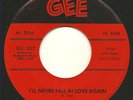 RARE & GREAT DOO WOP 1ST PRESS 45 