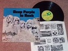 DEEP PURPLE IN ROCK Original 1970 UK 1st PRESS HARVEST LP SHVL 777 NO EMI LABELS