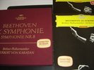 KARAJAN Beethoven Nos 8 & 9 ORIG RED DGG STEREO 138807/8 GER-63 - 2LP Box set