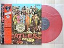 THE BEATLES / SGT. PEPPER'S LONLEY HEARTS CLUB JAPAN REDWAX LP / OBI, MONO, NM