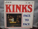 THE KINKS: FACE TO FACE RARE PSYCH PLASTIC COVER MONO LP VENEZUELA