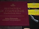 Karajan Beethoven Symphonies 8&9 DGG Red Stereo 2LP Box-Set SLPM 138 807/08 NM