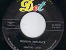 KILLER & RARE DOT ROCKER ROCKABILLY - SANFORD CLARK - MODERN ROMANCE -  HEAR