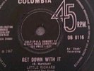 LITTLE RICHARD GET DOWN WITH IT. UK ORIG 45
