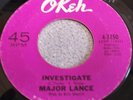 Major Lance- Investigate- Okeh hear