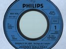 JOHNNY HALLYDAY casualty of love RARE PROMO PHILIPS 6837 830 SP