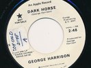 GEORGE HARRISON Dark Horse RARE NM Promo 45 rpm Hear It (Apple Beatles)