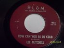 Sweet Soul / Deep / Northern   Lee Mitchell   HL&M   LABEL   LISTEN  **RARE**