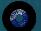 Alan Riddle 45 rpm Record ''Fling Records'' The Moon Is Crying''