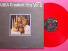 VERY SCARCE LP EL SALVADOR =ABBA= GREATEST HITS VOL.2 / RED WAX / DICESA