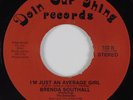 Crossover Soul Funk 45 BRENDA SOUTHALL An Average Girl DOIN OUR THING HEAR NM