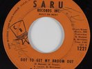 Crossover Soul Funk 45 DAVID PEOPLES Got To Get My Broom Out SARU  HEAR