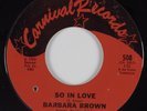 Northern Soul 45 BARBARA BROWN So In Love CARNIVAL HEAR VG++