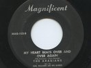 Very Rare Doo Wop 45- The Arabians- My Heart Beats Over & Over Again - HEAR - G+