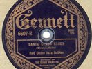 GENNETT 5607 Red Onion Jazz Babies LOUIS ARMSTRONG  Santa Claus Blues  1924