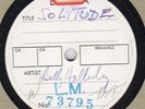 Billie Holiday UNKNOWN TEST PRESSING Solitude w73795T6a in wax EE+