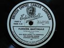FLORENCE NIGHTINGALE 1890 RECORDING ON EDISON BELL WINNER 78 - 