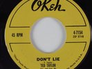 R&B 45 TED TAYLOR Don't Lie OKEH HEAR