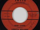 Northern/Deep Soul 45 LORETTA WILLIAMS Baby Cakes JOTIS HEAR
