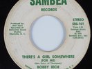 70's Northern Soul 45 BOBBY RICH There's A Girl Somewhere SAMBEA HEAR