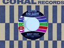 45 RPM Buddy Holly CORAL 62448 Slippin' and Slidin'- What To Do