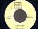 BEATLES 45 Love Me Do TOLLIE 9008 rare WHITE LABEL PROMO