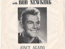 BOB NEWKIRK--RARE TEEN PICTURE SLEEVE + 45 on CLINTON--(ANNIVERSARY SONG)-PS-PIC