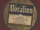 Vocalion 14333 LOVESICK BLUES Irving Kaufman (Jack Shea) 78rpm