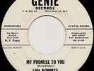 Lou Roberts Promo 45 RPM on Genie 1966 (Doo Wop) Hear it