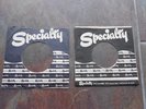 (2) BLUES 45 R.P.M. RECORD COMPANY SLEEVES  SPECIALTY   1950'S