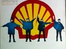 LP Beatles - Help - SHELL logo - Swedish