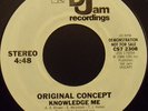 RAP 45 ORIGINAL CONCEPT knowledge me/can you feel it DEF JAM 1986  7
