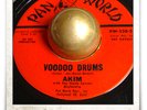 Akim Voodoo Drums R&B ROCKABILLY EXOTICA POPCORN JUNGLE HEAR45