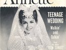 RARE original Annette TEENAGE WEDDING picture sleeve 45 1963